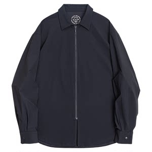 
Maden workwear American casual drooping ice silk shirt breathable cleanfit cool black long-sleeved shirt men's spring and summer