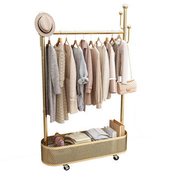 [20,000+ sold] Clothes hanger bedroom with floor-to-wheel
