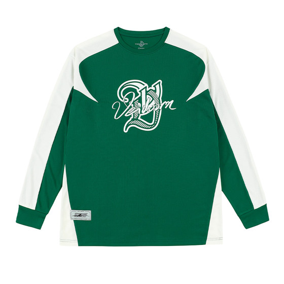 Victoria's long -sleeved Ruiyi Shooting T -shirt Men's Basketball Training Server Sports Running Top Bading Net Eyes V eyes
