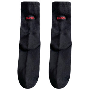 
White socks for men and women, white pure cotton trendy socks, sports basketball socks, couple letter spring and summer stockings