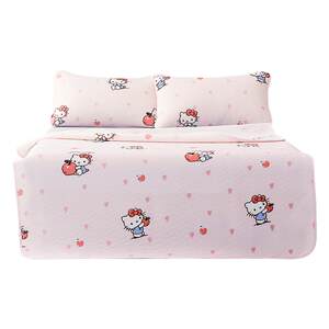 
Mercury children's summer mat cool feeling Class A antibacterial bed sheet student dormitory washable mat kitty