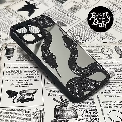 Butterflygun Dark  Gothic SNAKE REFLECTION Custom Made Handmade Phone Cases Covers – iPhone, Galaxy, Xiaomi
