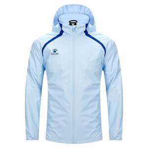 
Kalmei Jacket Football Training Wear Windproof Raincoat Knitted Jacket Men's Stand Collar Cardigan Children's Round Neck Sweatshirt