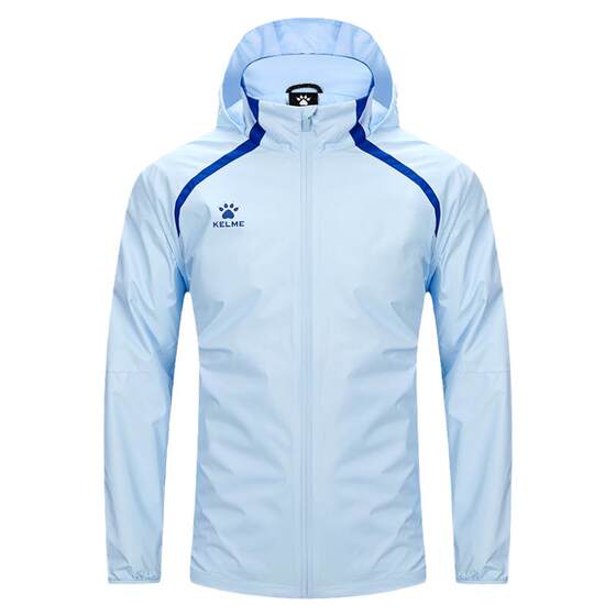 
Kalmei Jacket Football Training Wear Windproof Raincoat Knitted Jacket Men's Stand Collar Cardigan Children's Round Neck Sweatshirt