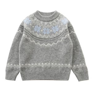 
Hongye Yuntai high-end autumn and winter pure cashmere boys' sweaters girls baby knitted sweaters thickened children's cashmere sweaters