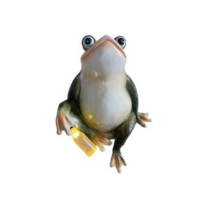 
Frog ornaments solar light outdoor garden decoration cute animal courtyard landscaping balcony decoration terrace yard