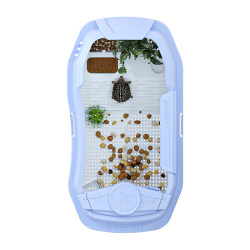 [New style] Anti-escape turtle tank with sun terrace for home use