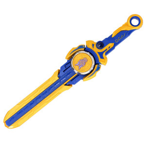 Audi double -diamond hurricane soul 6 sword rotation gyroscope battle sword third -order holy sword children's rotating toy disk boy