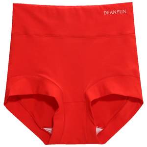 Butterfly Anfen Red High -waisted Ladies Pants Female Women's Night Elastic Cotton Cotton Revisit Platform Hip Silk Silk Antibacterial Crown Anti -breathable
