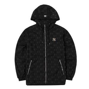 
[Self-operated]MLB jacket men's and women's new casual clothes black top sportswear presbyopia hooded jacket