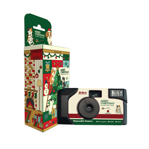 Free shipping disposable Japanese film camera retro film camera rinse colorful film fool machine with flash