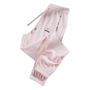 
Woodpecker Ice Silk Sun Protection Quick-Drying Pants for Women in Summer Thin Stretch Breathable Loose Foot Sports and Casual Pants