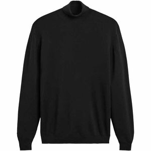 
Cabinet 299! European and American simple and casual black turtleneck sweater autumn and winter men's inner sweater men 0304/301