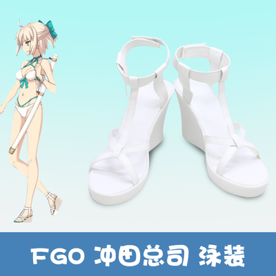 taobao agent F8951fate FGO Kyoto Swimsuit COS Shoes COSPLAY shoes customization