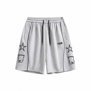 
The Simpsons trendy brand shorts 2026 summer new loose straight casual versatile five-point pants men's pants