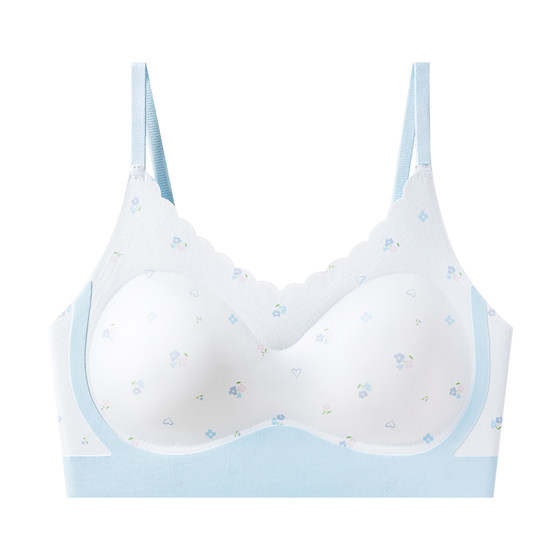 
Herbal primary color floral girl underwear developmental period 13-year-old student girl teenage girl 15 junior high school student bra