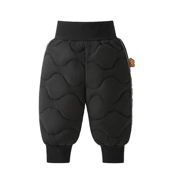 
Children's down pants 2 little girl in winter high waist cotton pants little boy thickened warm winter 3 baby pants