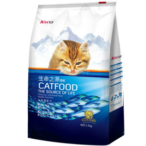 
Seagull Baboon Ten Years Brand Source of Life Pet Adult Cat Kitten Cats Full Price Full Period Cat Food 1.5kg