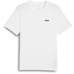 Solid color slim fit printed short sleeve T-shirt PUMA