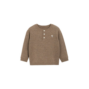 
whitewheat children's 26 autumn new boys' cashmere pullover sweater girl's embroidered wool sweater