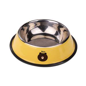 Dog Basin Dog Bowl Dog Basin Defense Stainless Steel Drink Water Cat Bowl Large Large Dog Basin Pet Products