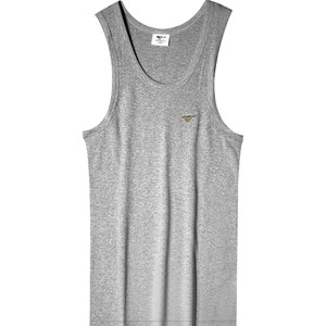 Seven Wolves Pure Cotton Vest Men's Tight Hurdler Sweatshirt Elastic Thread Slim-fit Xinjiang All-Cotton Sports Fitness