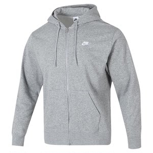 Nike Nike Club Men's Full-length Zipper Open-Langed French Terry Sports Jacket Jacket Gray FN3885-063

