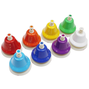 Orff eight-tone clock press hand press clock children's percussion instrument kindergarten music teaching aid enlightenment instrument