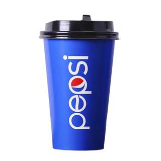 Yipin Zhisu 使い捨て紙コップ - ペプシ & コカ・コーラ デザイン - 蓋