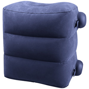 Inflatable foot pads long-distance aircraft economy class high-speed train car co-pilot in the back row sleeping leg support travel foot releasing tool
