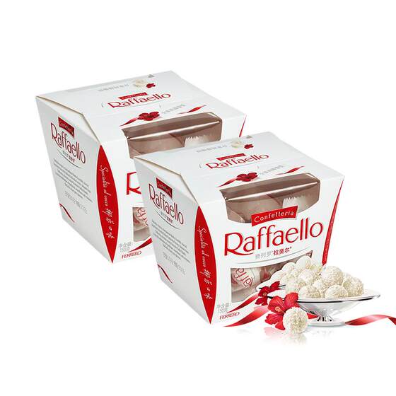 
Ferrero official flagship store Raphael Coconut Almond Candy Balls 15 pieces * 2 boxes of casual snacks to share