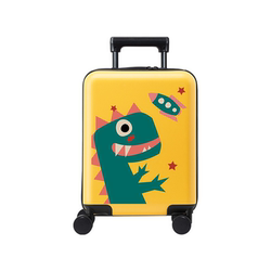 Bromenkids Small Dinosaur Children's Suitcase Female 16-inch Trolley Case 20 Large-capacity Suitcase Male