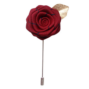 Handmade rose brooch, male and female dual -use chest flower suit, shirt pocket scarf, groom groom grooms grooms greeted needle gift box