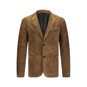 
MENHARDUM/Manhatton autumn and winter new high-end sheep reverse velvet leather suit collar business men's leather suit