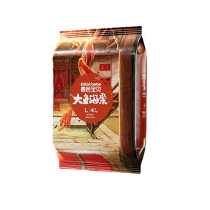 Bibaba Big Fish Begonia Diaper Trial Pack NB-L Size Training Pants L/XL*4 Pieces
