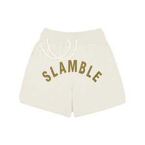 SLAMBLE summer new shorts, men's and women's hair circles embroidery trendy sports pants loose basketball pants pants