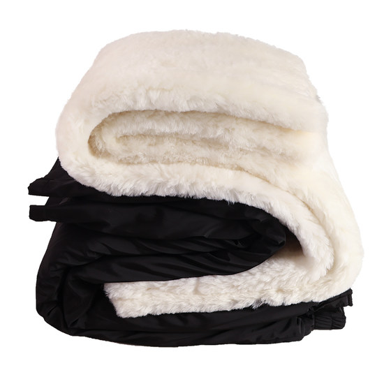 In winter, old -age fur integrated pure wool pants, men's thickened sheep leather pants, high -waisted cotton pants anti -cold pants