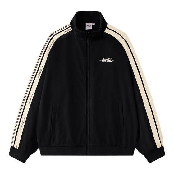 
Coca-Cola/Coca-Cola 2025 new casual cardigan sweatshirt sports suit men and women thick coat