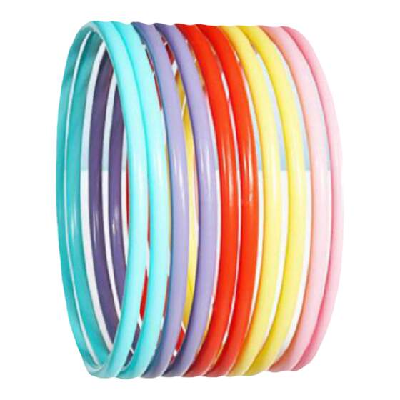 Set circle stall game cargo source sets of ring roads with circle wedding special circle parent child interactive toys plastic circle