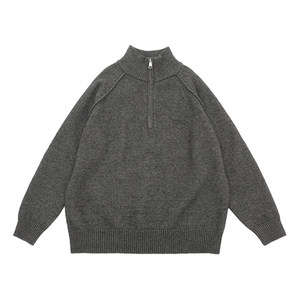 
Boys sweater winter wear 2025 new children's coat Korean style baby knitted half cardigan medium and large children thickened sweater