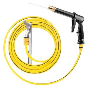 
Car wash water gun high pressure spray head household soft flush water pipe pressurized faucet powerful spray gun tap water floor washing