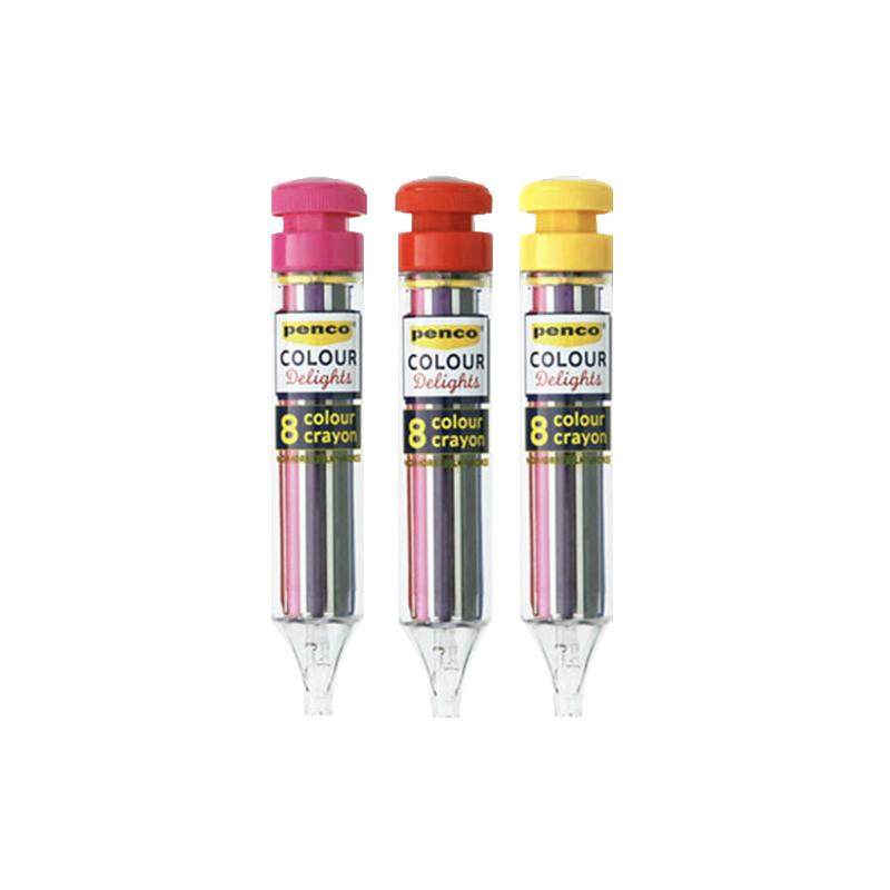 Hightide Penco 8 Color Crayons - Kids Art & Coloring