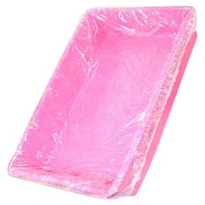 Pet rabbit cage thin film chassis thin film sleeve disposable plastic cushion rabbit Dutch pig supplies toilet toilet urine diapers
