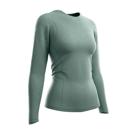 
Decathlon fitness quick-drying sports long-sleeved T-shirt tops autumn and winter outdoor running clothes women's yoga clothes SAT2