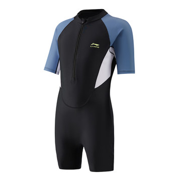 Boys one-piece swimsuit teenagers learn to swim in big children