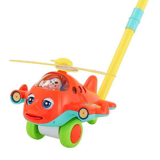Children's Step Perspective Pushing Aircraft Toys Push Leveling 1-2 years old 3-year-old 3-year-old Single-Ring Bell Bell Ball Baby Toys
