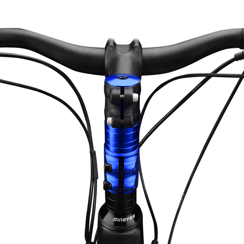 Rallonge De Potence Vélo - Alliage D'Aluminium Noir, Augmente La Hauteur De Guidon D'environ 5,5 Cm - Pour Vélo Route, BMX, Pliant