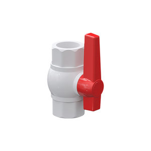 
PVC ball valve water supply plastic valve thread 4 points inner wire octagonal socket switch water diverter valve 20 pipe fittings 32 accessories