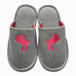 
Cotton slippers daily single new style men and women autumn and winter solid color animals simple home warm couple indoor home cotton shoes
