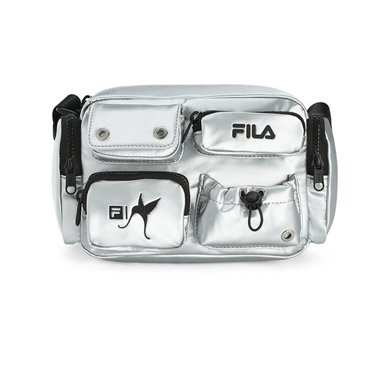 
FILA official women's bag shoulder bag 2024 winter new multi-pocket shoulder bag ski sports crossbody bag